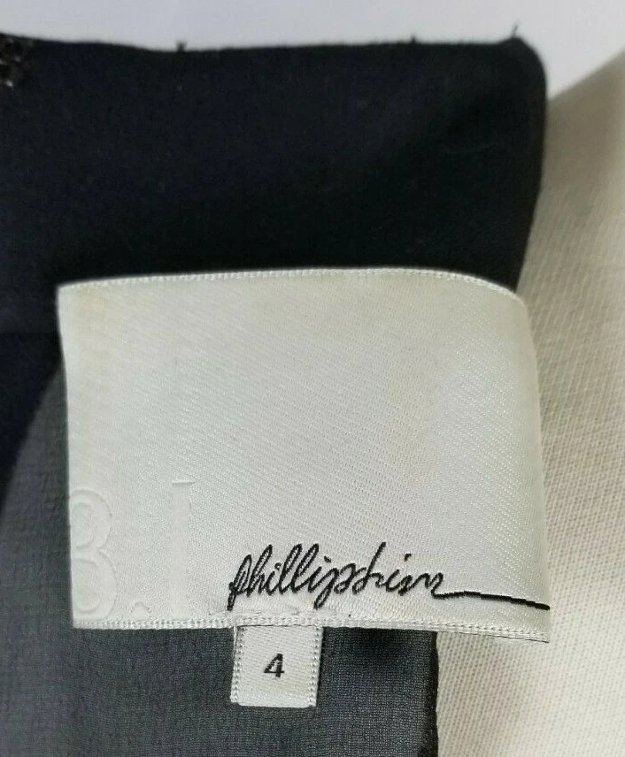 Diseñador 3.1 PHILLIP LIM Vestido recto con cuentas a mano todos los ojos en ti HERMOSO talla 4 Foto 4 de 4