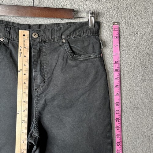 Ring of Fire Damen Hose Größe 20 Schwarz Chino Gerade 5 Taschen Freizeit W29 L28 - Bild 11 von 14