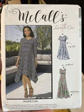 MCCALLS SEWING PATTERN M8062 DRESSES LEARN TO SEW SIZES XS S M UNCUT NEW FF