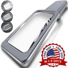 Lupa De Mano Con Aumento 6X (600%) Con Luz 10 LED Para Leer Joyas 600lm NUEVO US