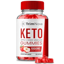 TrimNova Keto ACV Gummies, Trim Nova Advanced Weight Loss Management 60ct