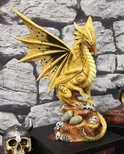 Desert Sand Element Chaos Dragon Statue Anne Stokes Fantasy Art Age of Dragons