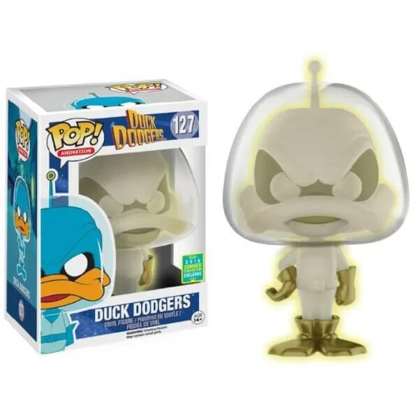 Funko Pop! Duck Dodgers #127 2016 Summer Convention Exclusive With Pop Protector