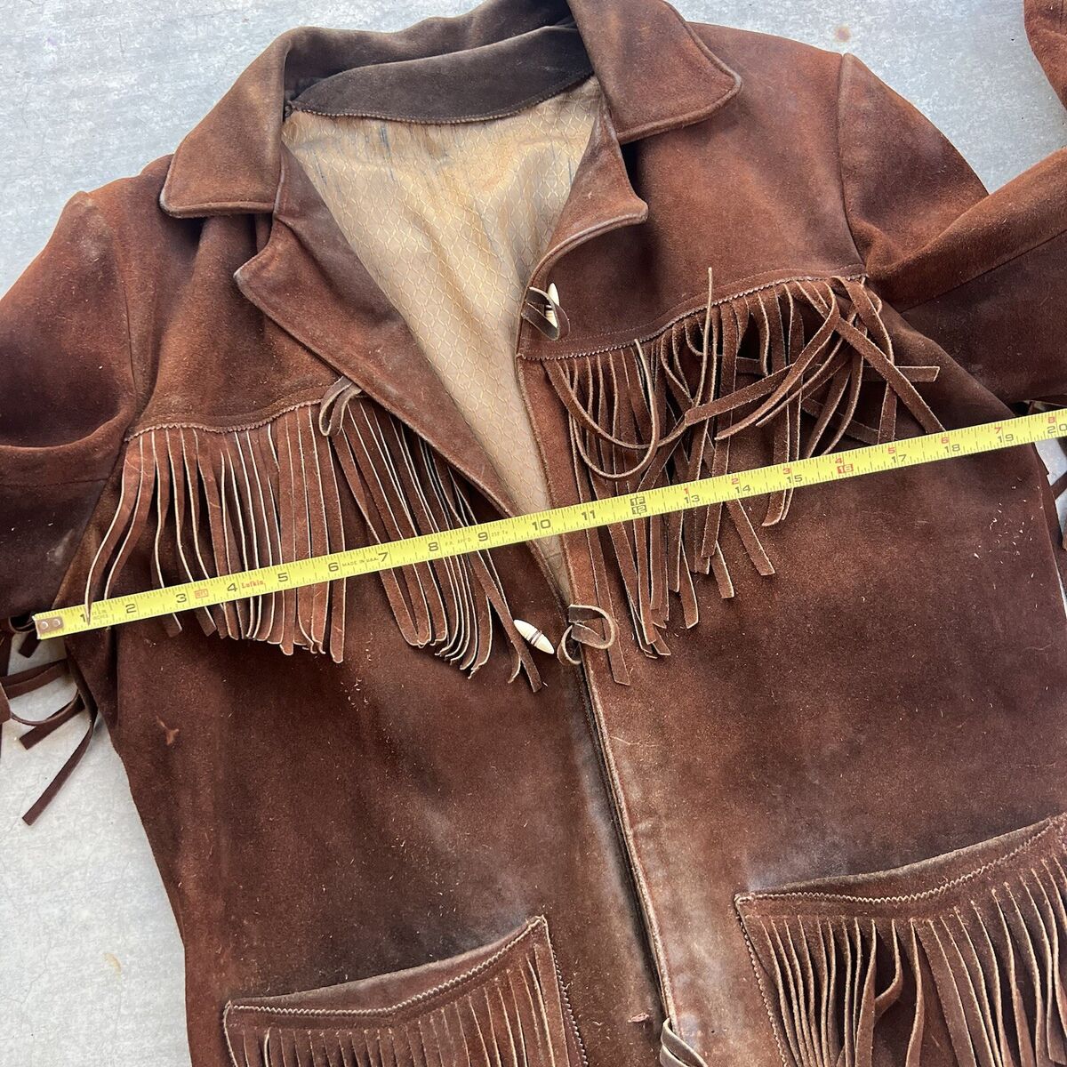 Suede Leather Fringe Jacket Vintage Western 1960s 1970s Suede Leather Fringe Jacket Vintage Western 1960s 1970s