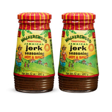 Walkerswood Traditional Jamaican Jerk Seasoning Hot Spicy 10oz Pack of 2