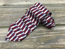 Viscount Men Tie 100% Silk Classic Length Neck Tie Multi Color Made in USA