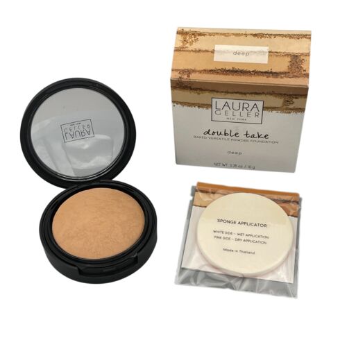 Laura Geller Baked Double Take Powder Foundation 0.35 oz (10 g) - DEEP - Picture 1 of 1