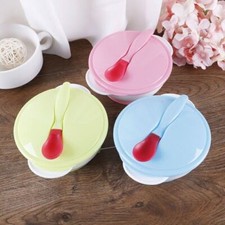 Baby Suction Bowl Set with Sensing Spoon Non-Slip Tableware