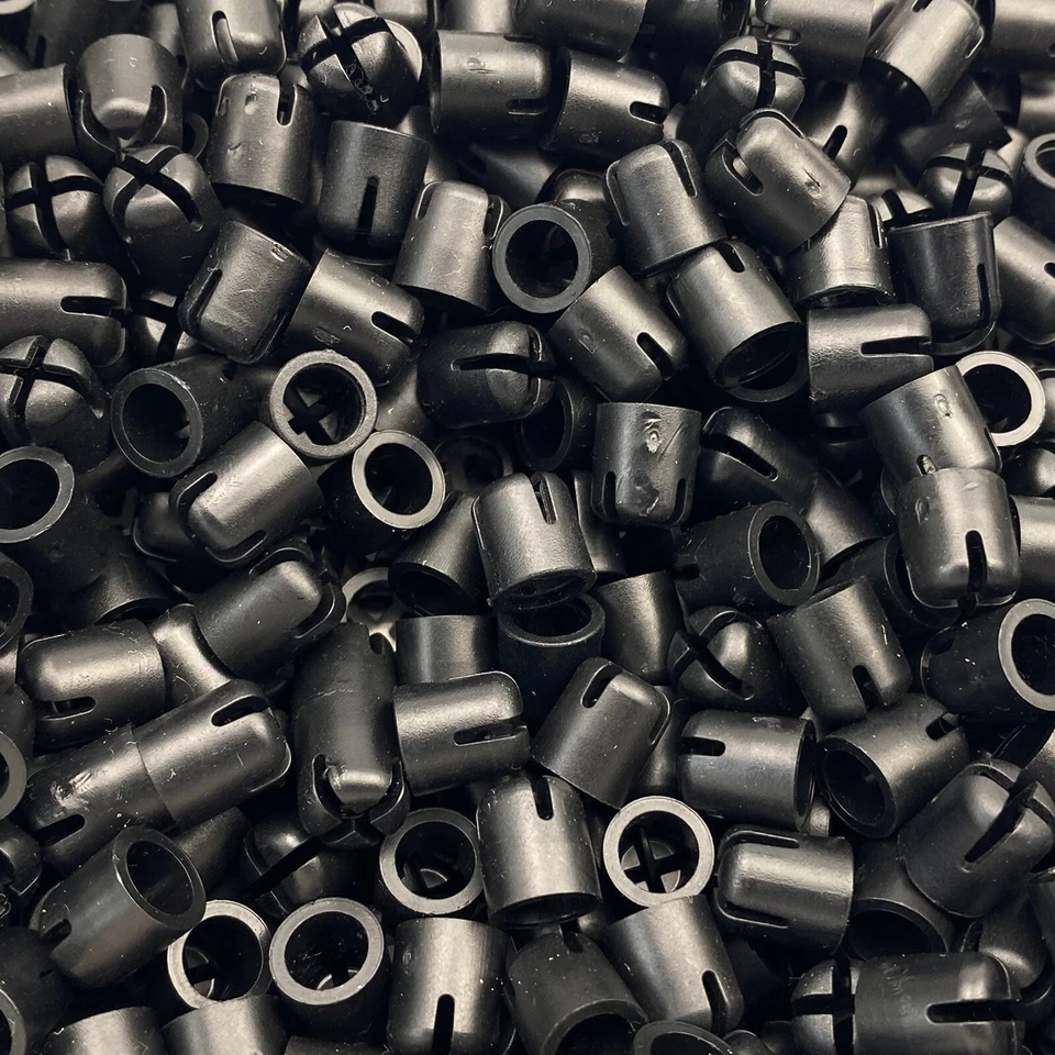 25 tapas a presión negras Knex - piezas y piezas estándar de extremo de varilla K'nex Foto 2 de 3