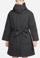 Nike Jordan 23 Engineered Parka Oversized Fit Women's Large $375 Gray *no Belt*