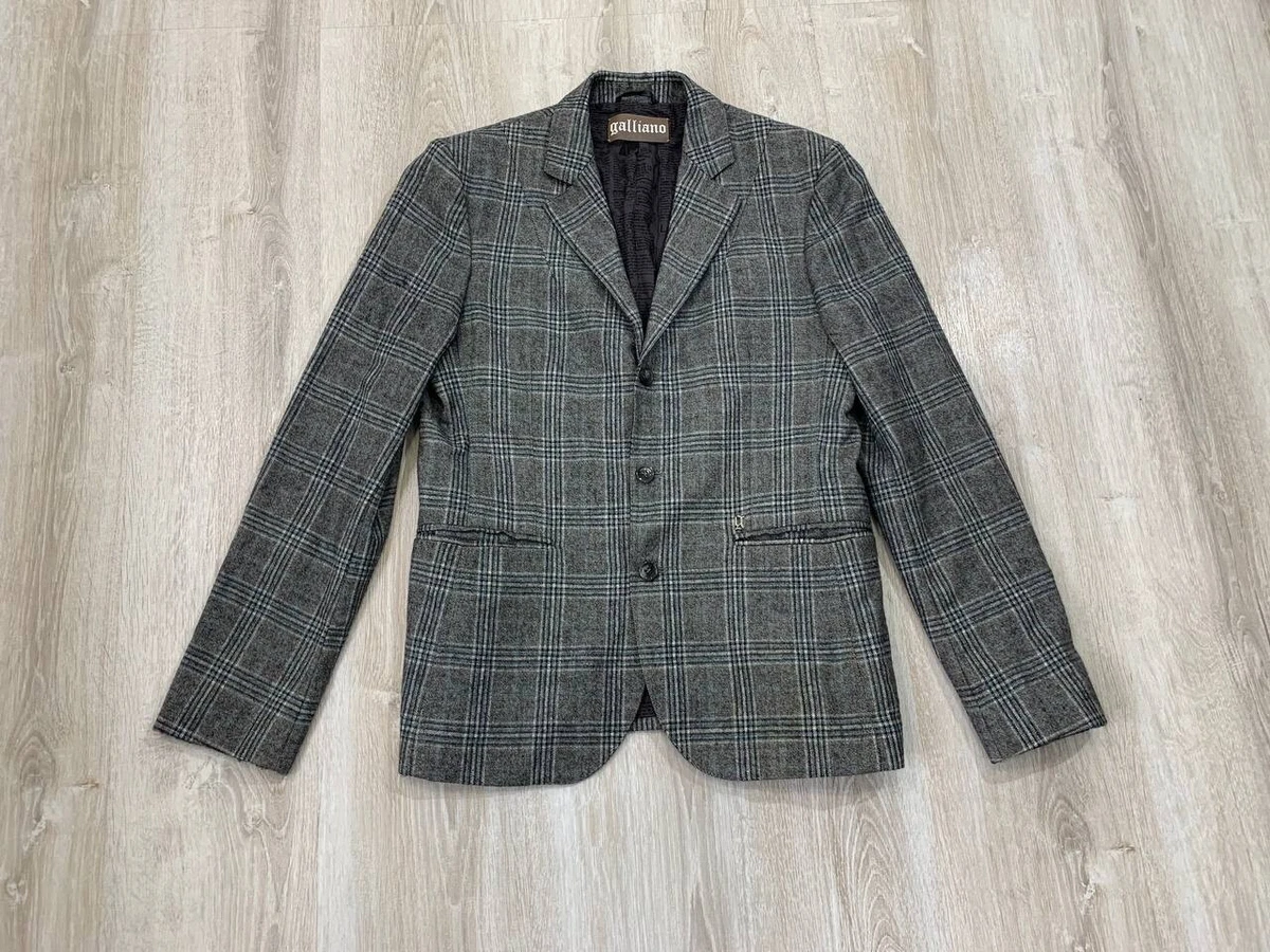 Mens blazer John Galliano Size 36 50 Color Gray