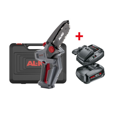 ALKO 18V Bosch Home & Garden Compatible Akku Säge Kettensäge CSM 1815 Set 114023