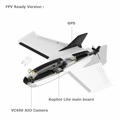 ZOHD Dart250G 570mm Wingspan PNP FPV Remote Control Drone Glider Plane Airplane - Picture 4 of 13