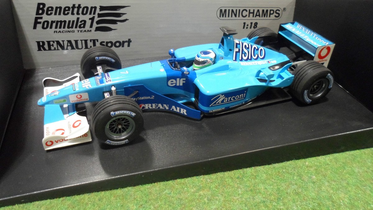 特価 MINICHAMPS (1/18) ベネトン B201 F1 BENETTON RENAULT SP 2001 B201 formule 1 FISICHELLA 1/18