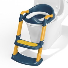 Potty Training Toilet W/ Step Stool Ladder Toddler Kids Potty Training Seat Boys