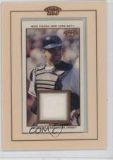 2002 Topps 206 Relics Mike Piazza (Gray Jersey Catcher's Gear) #TR-MP HOF 3p9