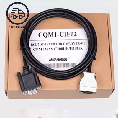1PCS AMSAMOTION CQM1-CIF02 PLC Cable New In Box For   CPM1A/2A CQM1 #jd