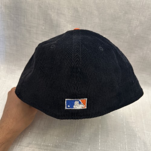 NEW ERA MENS NEW YORK METS MR MET 59FIFTY FITTED COOPERSTOWN CORDUROY HAT 7 1/2 - Picture 6 of 6