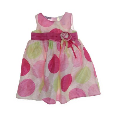 Blueberi Boulevard, Kleid, Größe: 80, Weiß/Pink/Grün/Mehrfarbig, Polyester #ZxF