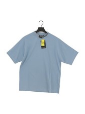 Image of Barbour Men's T-Shirt S Blue Cotton with Elastane Basic New with tags
