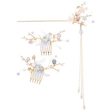 Chinese Hair Accessories Hair Sticks With Chain Chinese Hanfu Hair Pins Side
