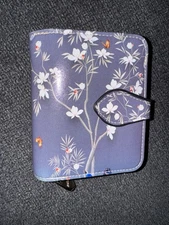 Blue Flower Small Wallet