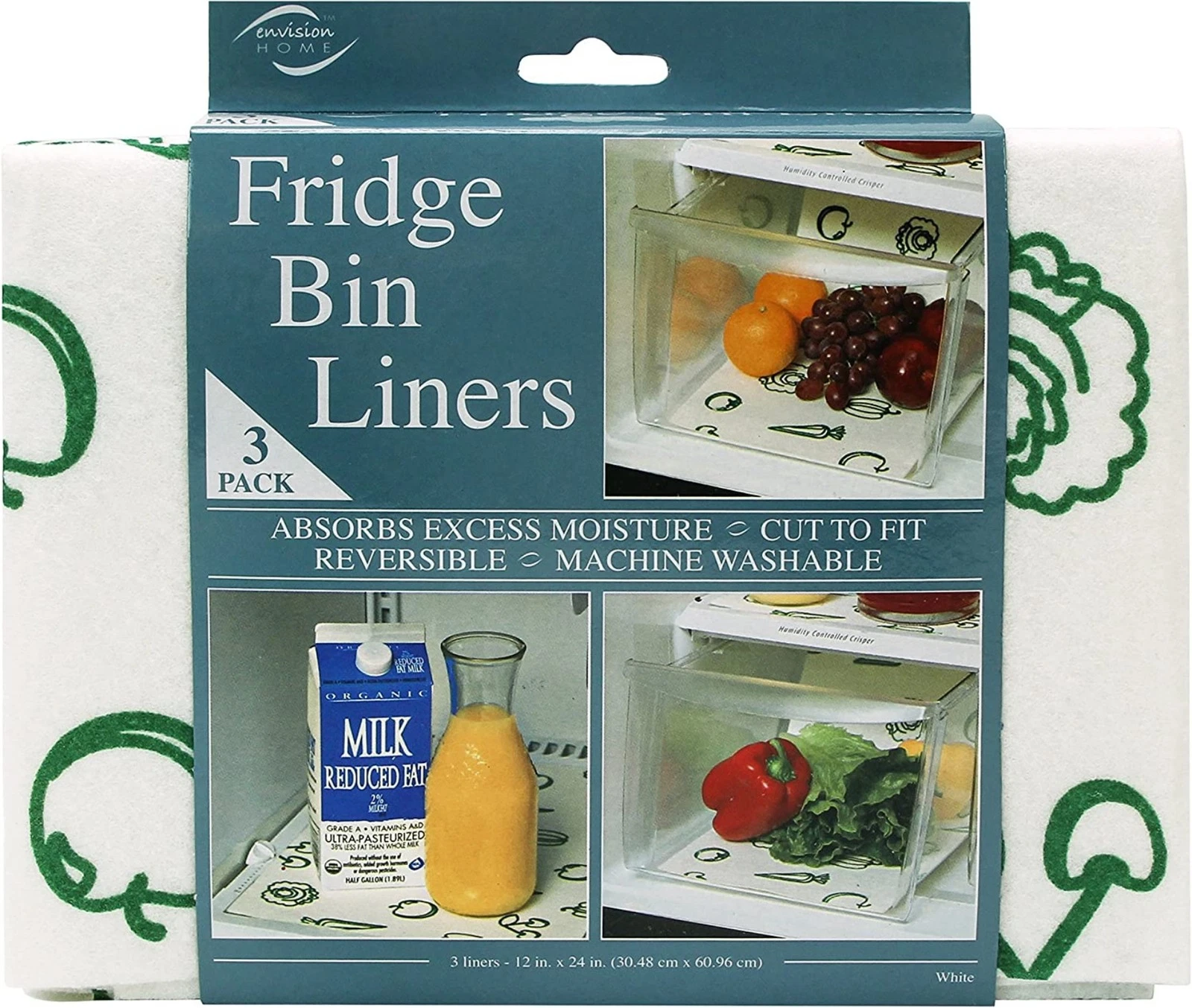 Envision Home Fridge Bin Liners - Thumbnail 3