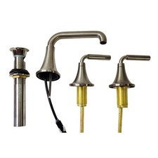Kohler 27416-4-BN Tone Widespread Bathroom Faucet - Vibrant Brushed Nickel