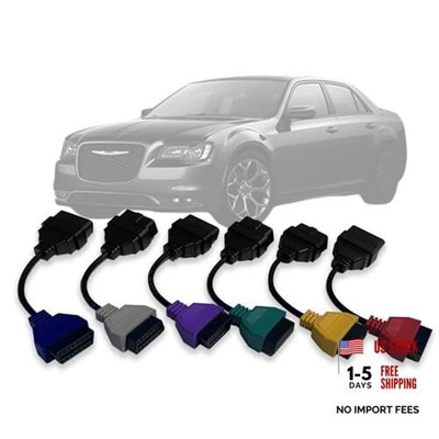 OBD2 Cable Set for FiatECUscan - Compatible with OBDii Diagnostic Scanner