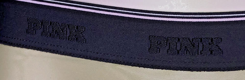 Sexy Panty Victoria's Secret ROSA NUEVO CON ETIQUETAS XXL Verde Malla Transparente Logo Foto 4 de 4