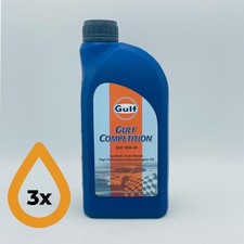 Gulf Competition 10W-40 Racing Synthetic Ester Based Engine Oil - 3 x 1 Litre 4.33 per litre