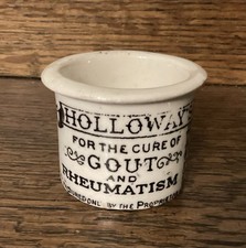Holloway’s Ointment English Transferware Apothecary Pot - 1.5”