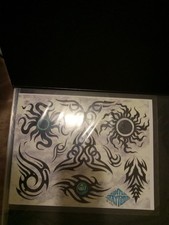 Tattoo Shop Flash Book Design Portfolio Book: 47 Pages 17 X 14 Various Designs