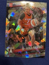 2025 Panini Prizm WNBA Cracked Ice #61 Te-HINA PAOPAO Atlanta Dream RC