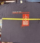 RED HOT CHILI PEPPERS T SHIRT Worn LARGE MUSIC FOR THE KILTED GENERATION — photo 4