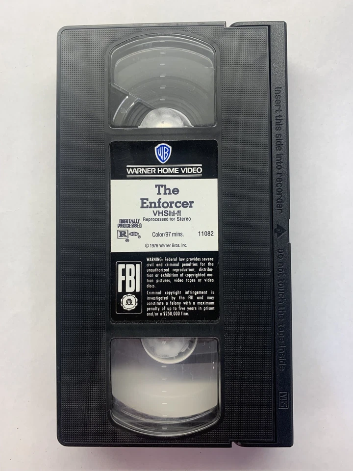 The Enforcer (VHS) 1987 Dirty Harry Green Stripe Warner Brothers - Image 3 of 3