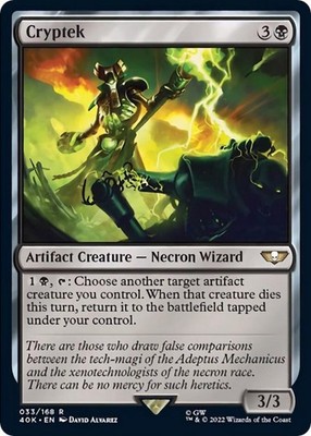 Cryptek Universes Beyond: Warhammer 40,000 MTG LP card