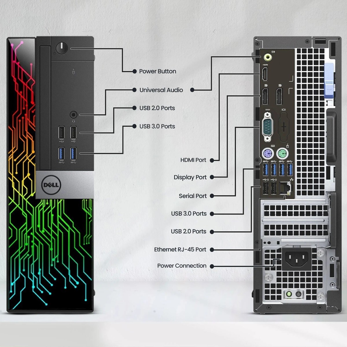 Dell RGB Gaming PC i7-6th 16GB RAM, 256GB SSD, NVIDIA GTX 1050Ti