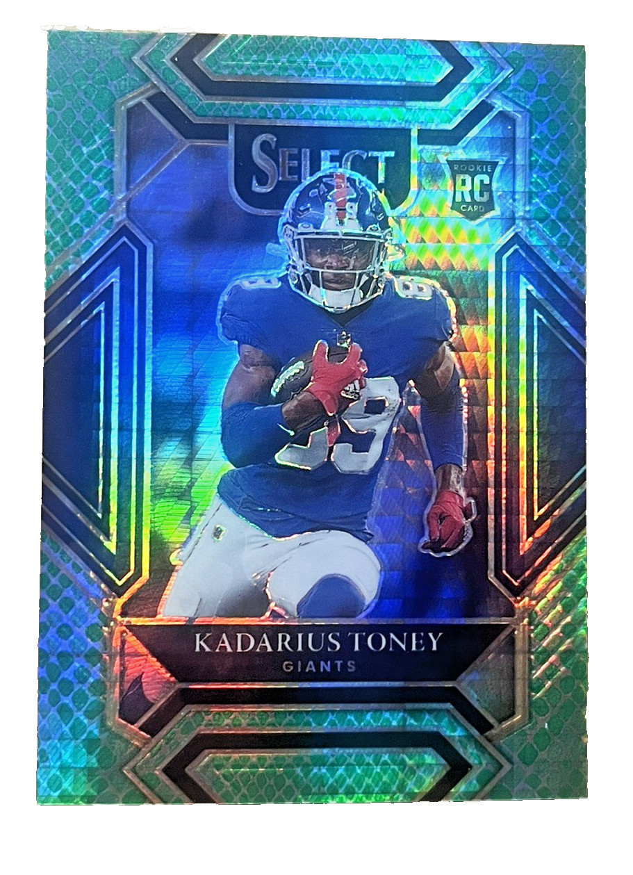 2021 Panini Select Club Level Dragon Scale Prizm 34/89 Kadarius Toney Rookie RC