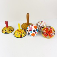 Lot Of 6 Vintage Noise Makers Clowns Birthday Metal Party