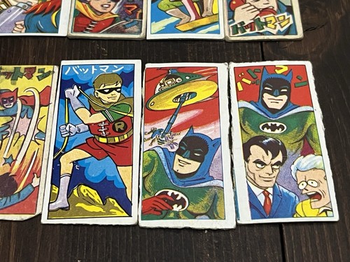 Batman Japan Menko Karten Japanisch Vintage 15 Stück - Bild 9 von 15