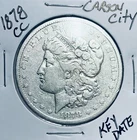 1878-CC Morgan Silver Dollar Carson City Mint $1.  16804