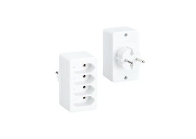 Bachmann MULTISTECKER 4-fach EURO, weiß