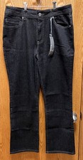 Chico's Original Platinum Quartz Jean Black Slate Size 1.5 10 Short