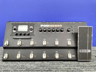 Line6 POD HD500 Multieffektpedal mit verbessertem DSP, Fußschalter & LCD (Geb...