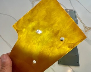 —— BEAUTIFUL MARBLED BAKELITE PIECE———SEE PICTURES & VIDEO——#1