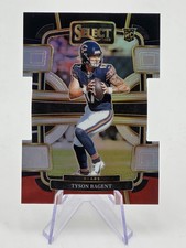 2023 Panini Select - Concourse Tyson Bagent #18 Black & Red Prizm Die-Cut (RC)