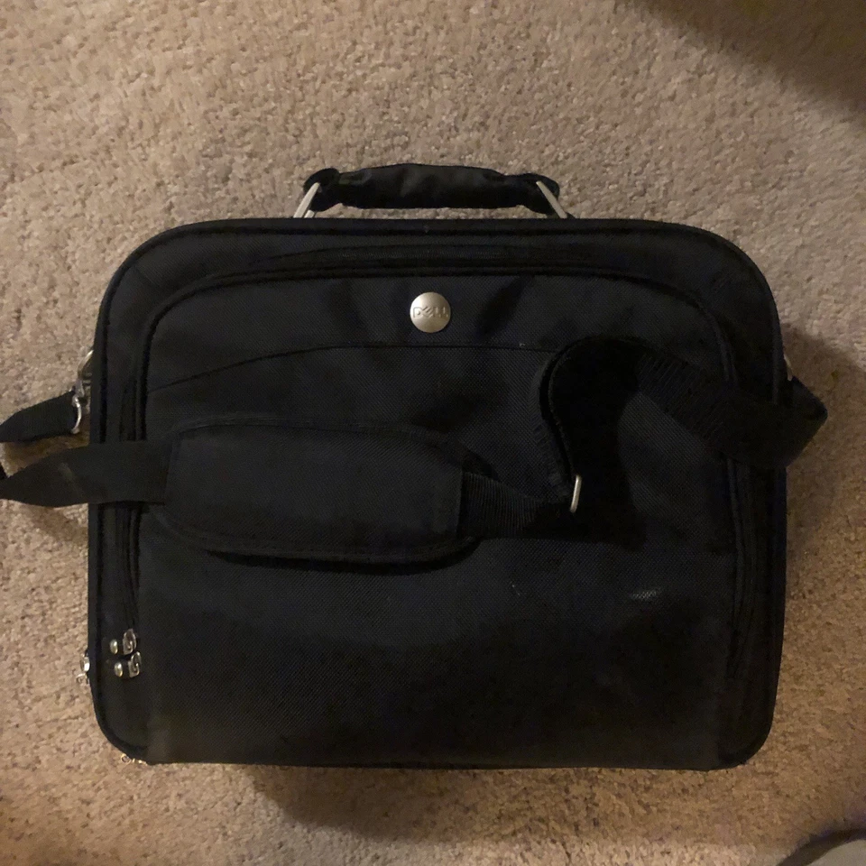 Dell 13" Laptop/Notebook Computer Carrying Case Bag Shoulder Strap Black - Image 3 of 3