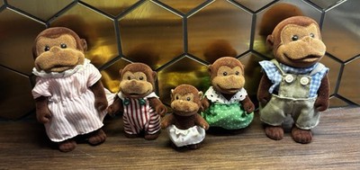 Gebrauchte 80er Jahre seltene Gorilla Familie von Sylvanian Familien/Waldfamilien