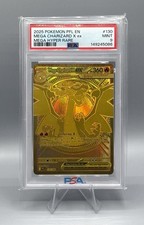 Mega Charizard X ex Carta Pokémon 130/094 Fiamme Fantastiche Mega Iper Rara PSA 9